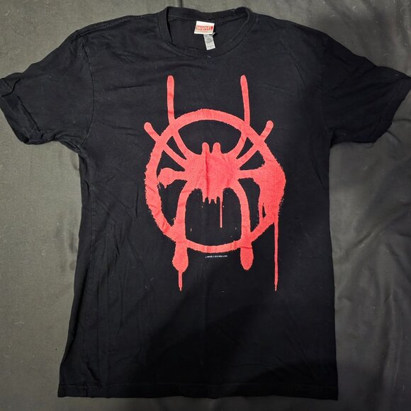 Marvel Miles Morales Spiderman Graffiti T-Shirt - Picture 1 of 2